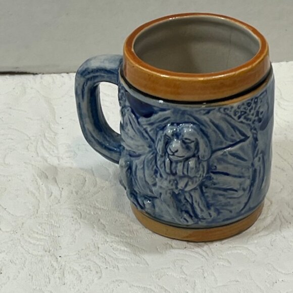 VTG Swiss Grd.St. Bernard Dog Mini Mug Shot Cup 2.75" Tall Souvenir Collectible - Picture 11 of 16